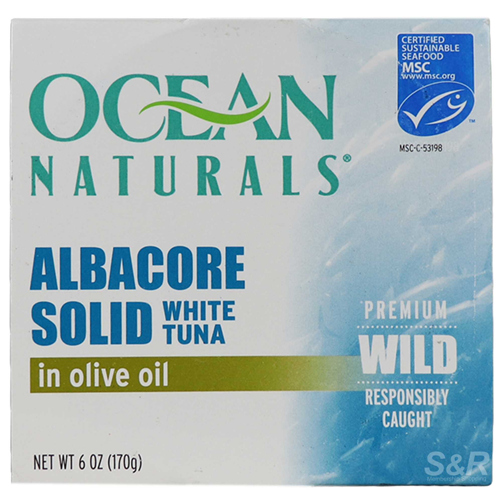 Ocean Naturals Albacore Solid White Tuna in Olive Oil 170g
